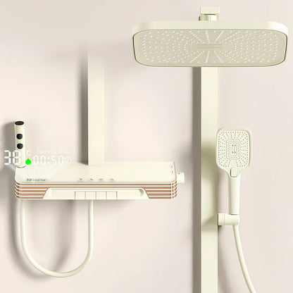Luxury Digital Rain Shower Head Massage Spa Set