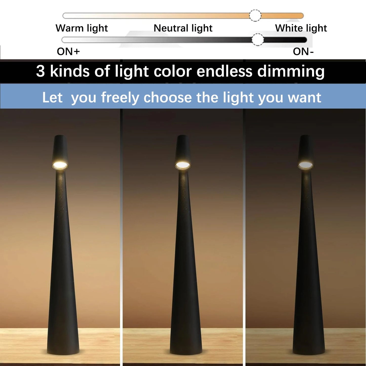 Adjustable Color LED Book Lamp