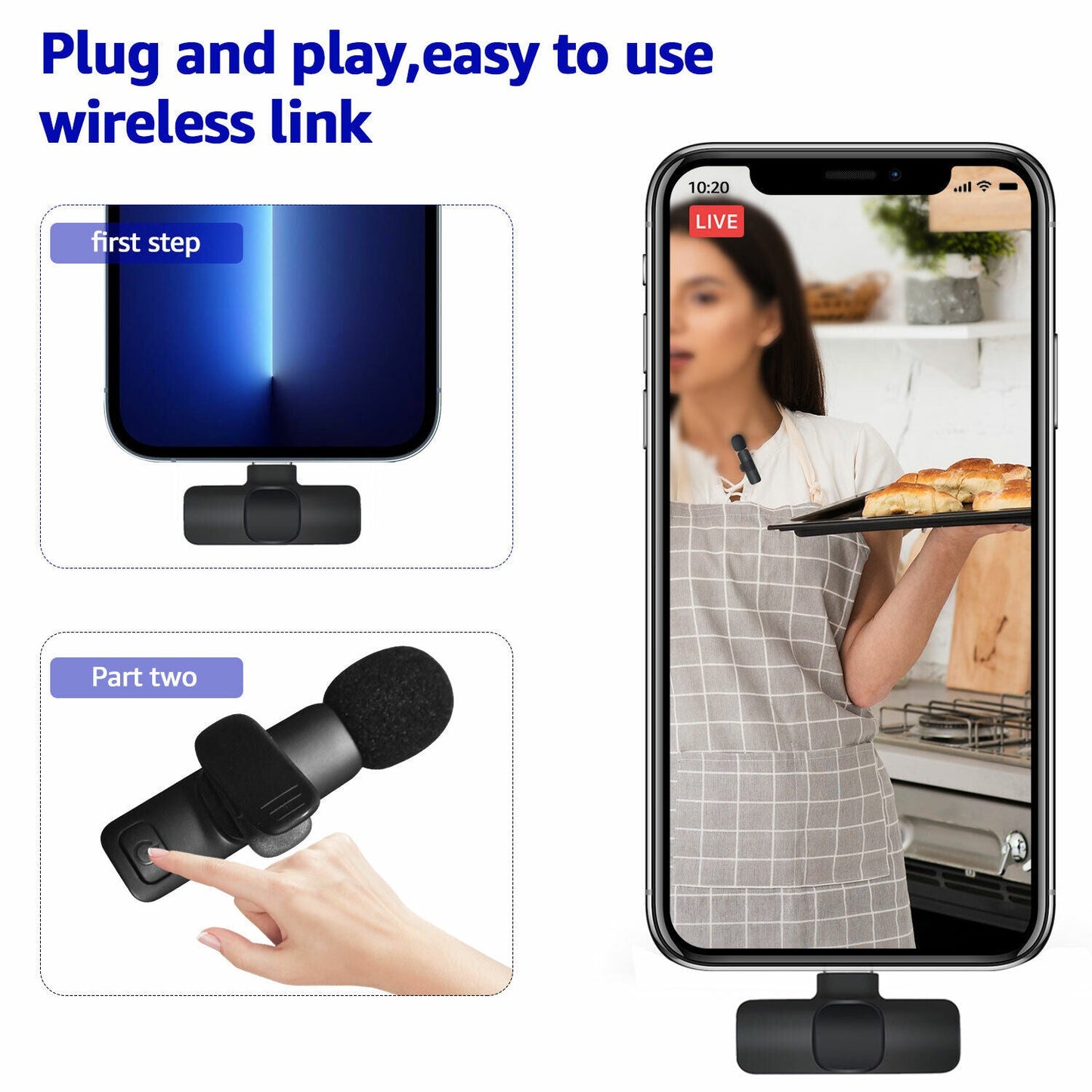 Compact Clip On Microphone