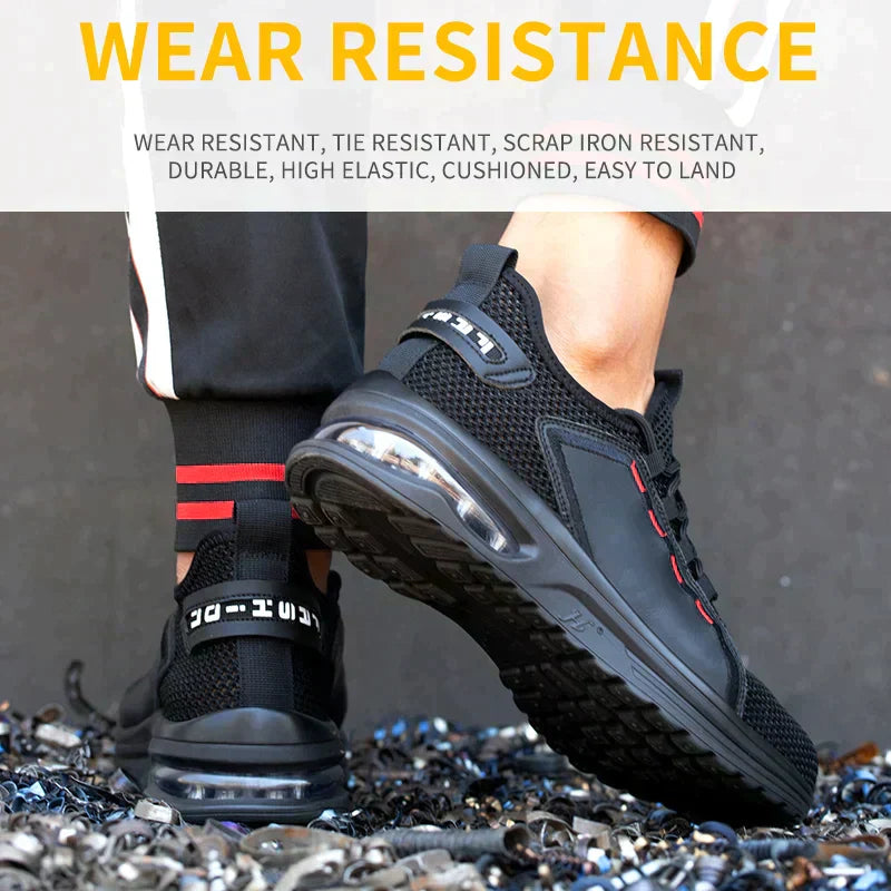 Comfortable Steel Toe Boots - Durable Non Slip Work Sneakers