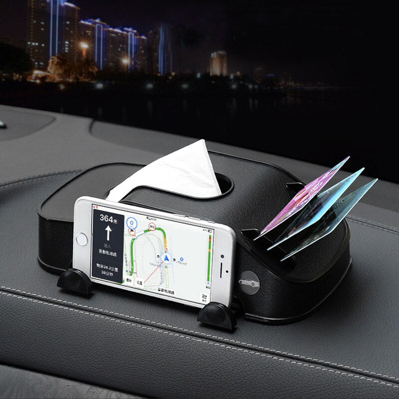 Car Phone Mount Tissue Holder Tray - Pexav