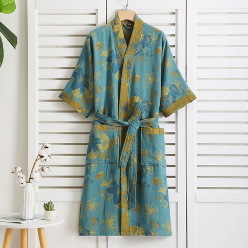 Soft Plush Bathrobe with Classic Style