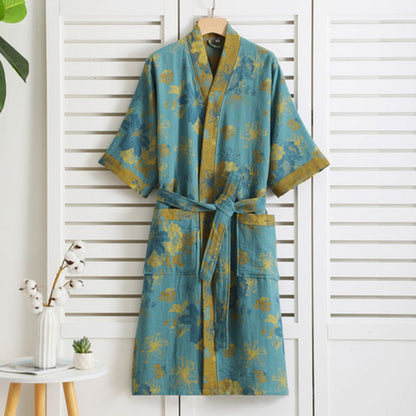 Soft Plush Bathrobe with Classic Style