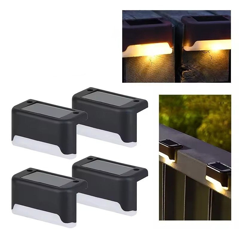 Bright Outdoor Solar Deck Lights 4 Pack Waterproof - Pexav