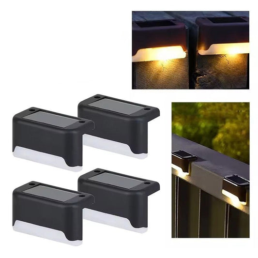 Bright Outdoor Solar Deck Lights 4 Pack Waterproof - Pexav