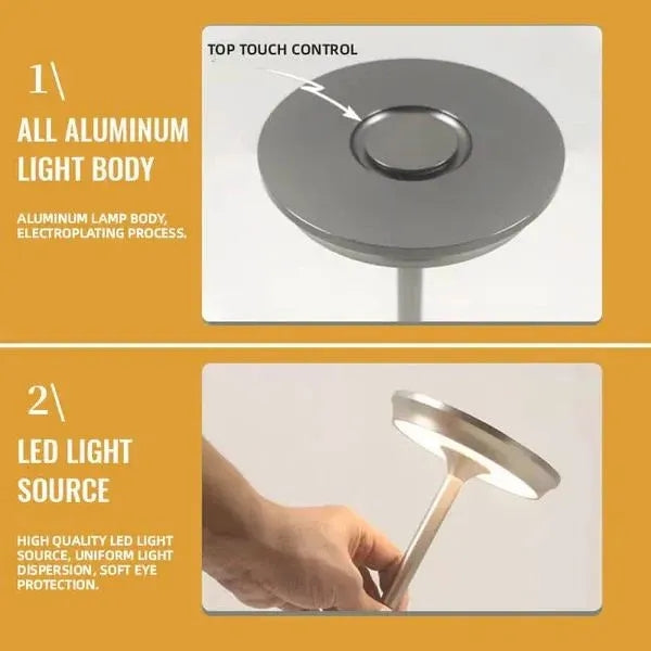Portable LED Bedside Table Lamp