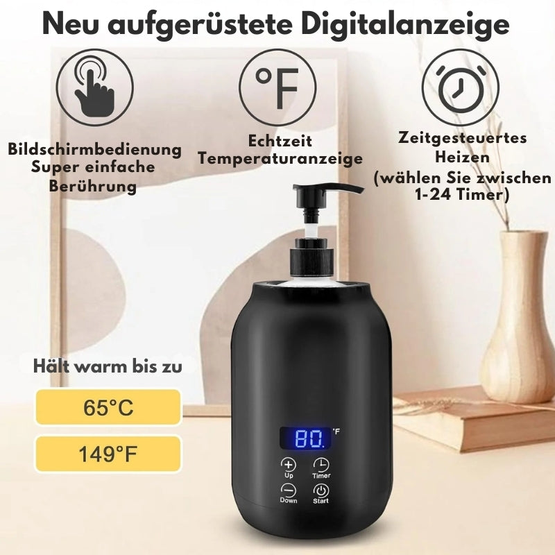 Compact Digital Oil Warmer Massage Heater