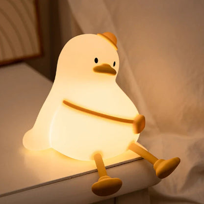 Fun Kids Nightlight - Colorful Soft Lamp with Rechargeable Battery
