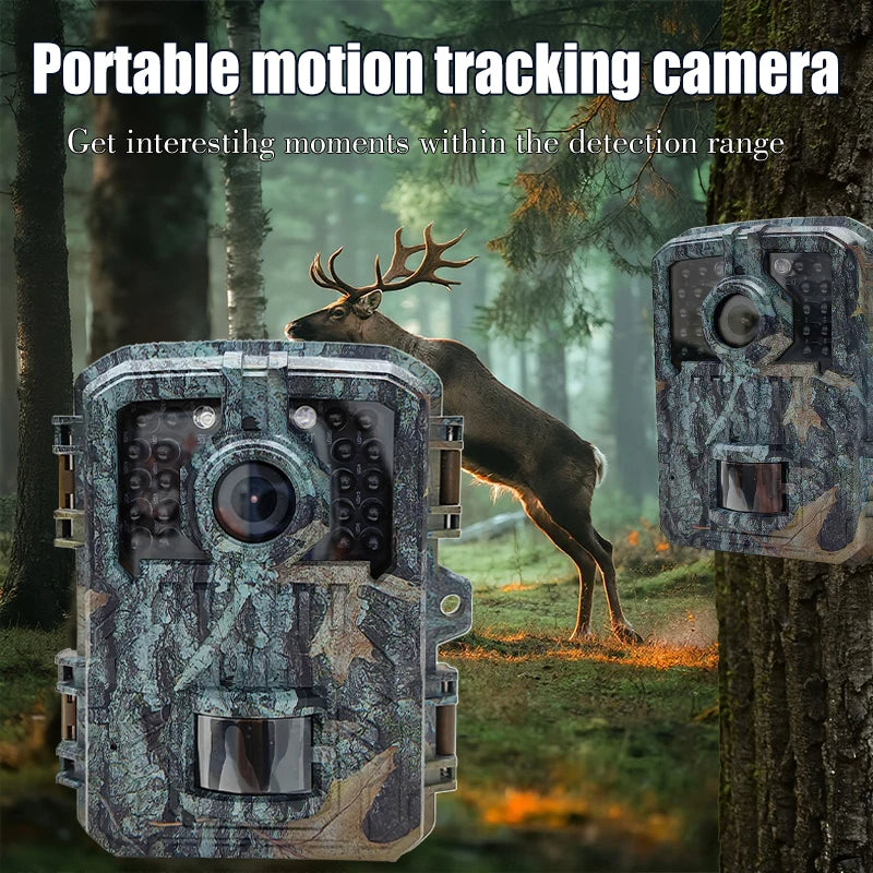 Compact 16MP Wildlife Trail Camera with Motion Detection
