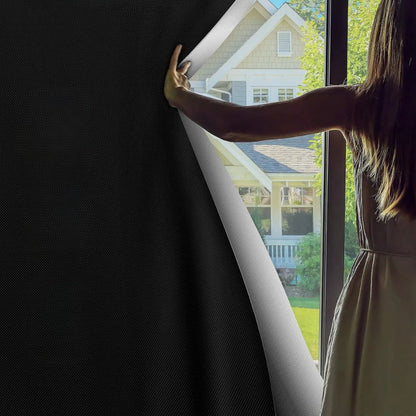 Thermal Black Window Shade Blocker Curtain