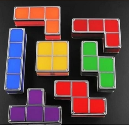 Colorful Stacking Pixel LED Desk Lamp