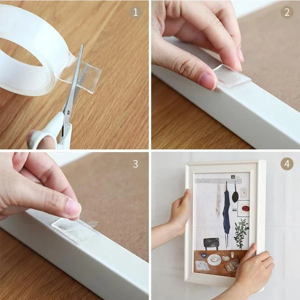 Clear Strong Adhesive Mounting Tape