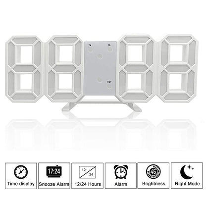 Advanced LED Clock Radio with Date and Temperature