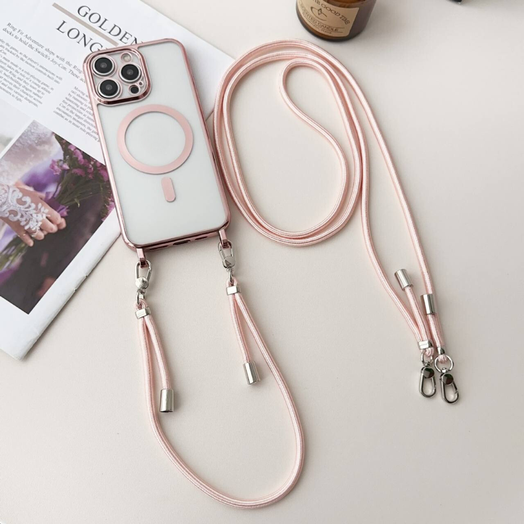 Clear Phone Shoulder Bag with Detachable Strap