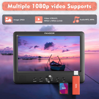 Portable Car DVD Entertainment System