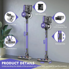 Wireless Rechargeable Vacuum Cleaner