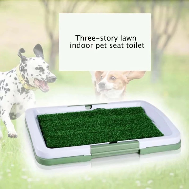 Portable Pet Training Pad with Artificial Turf