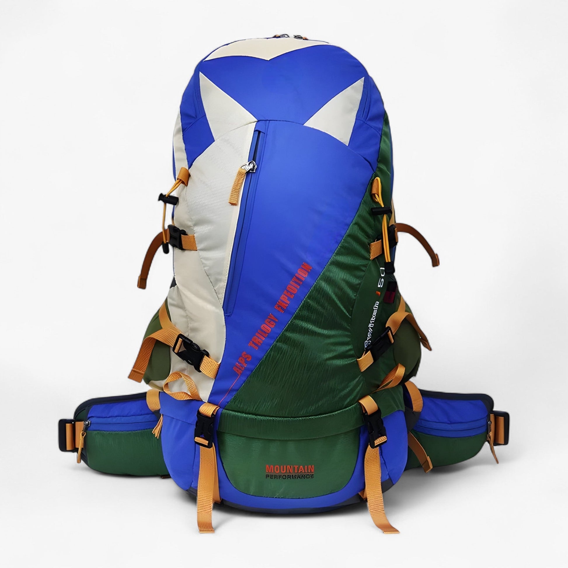 Waterproof Compact 50L Hiking Backpack for Outdoor Adventure - Pexav