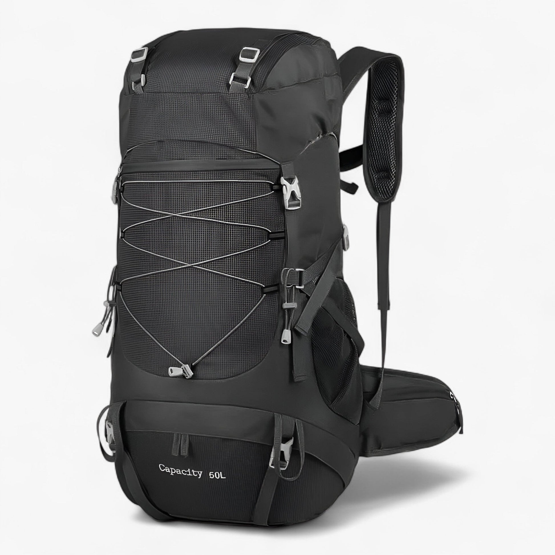 Waterproof Outdoor Backpack with Rain Cover 50L - Pexav