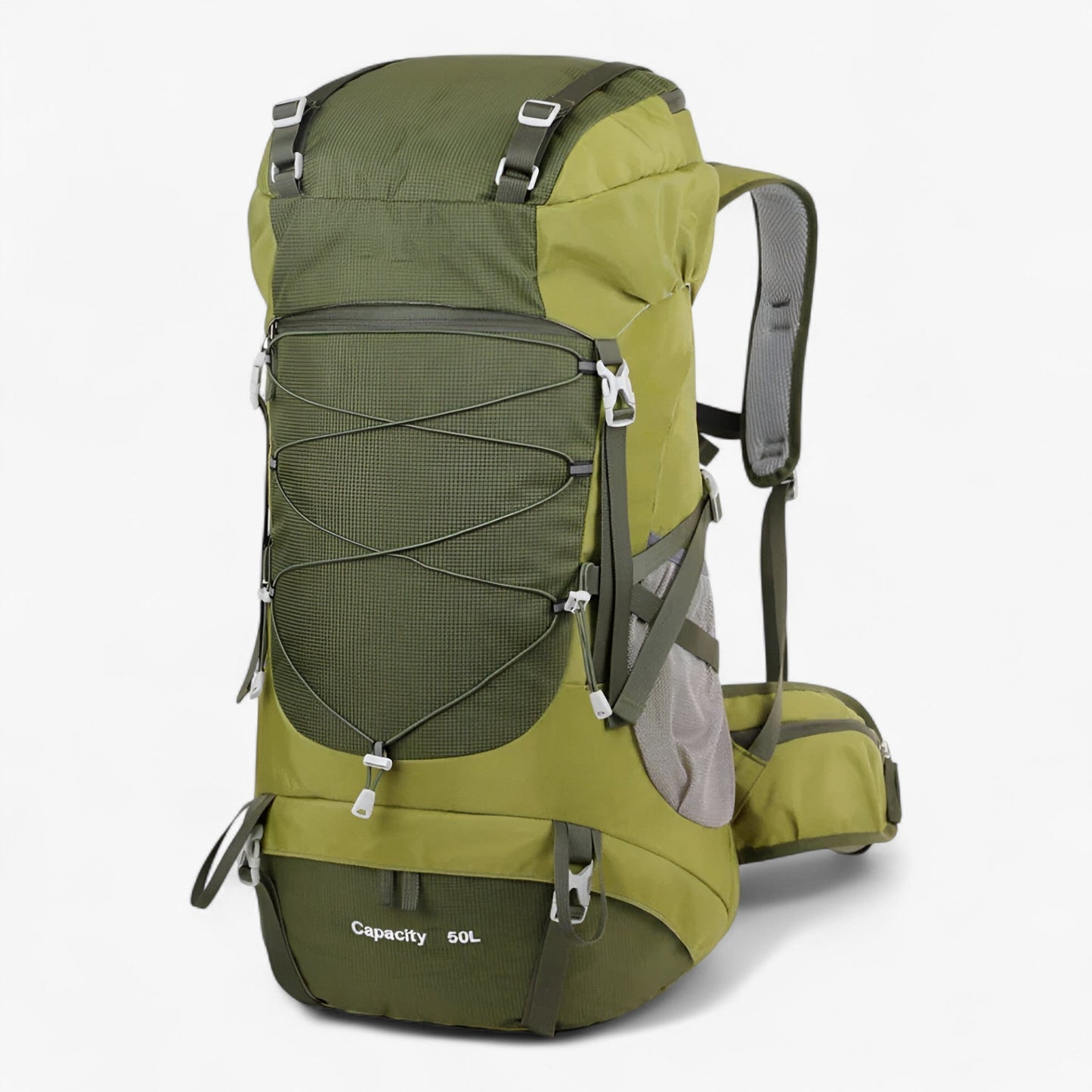 Waterproof Outdoor Backpack with Rain Cover 50L