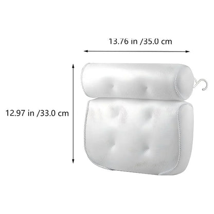 Comfortable Bathtub Support Pillow for Neck Relaxation