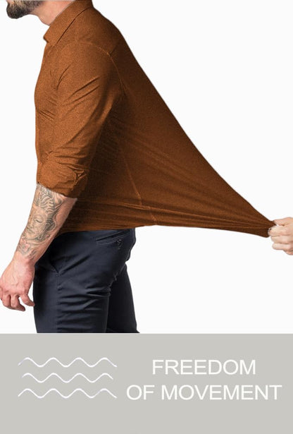 Men's Slim Fit Stretch Dress Shirt