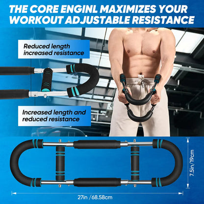 Compact Home Gym Bar for Total Body Workout
