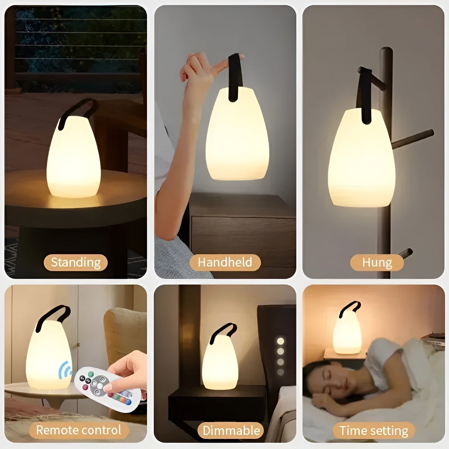 Bright Cordless Outdoor LED Table Light