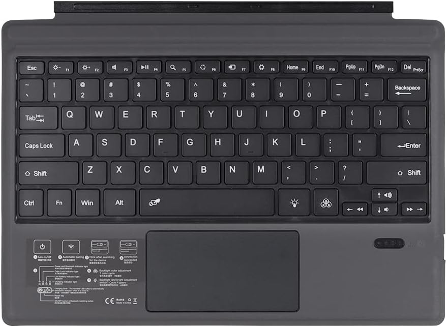 Slim Rechargeable Bluetooth Keyboard for Surface Pro - Pexav