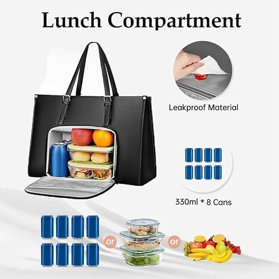 Thermal Lunch Bag with Laptop Sleeve