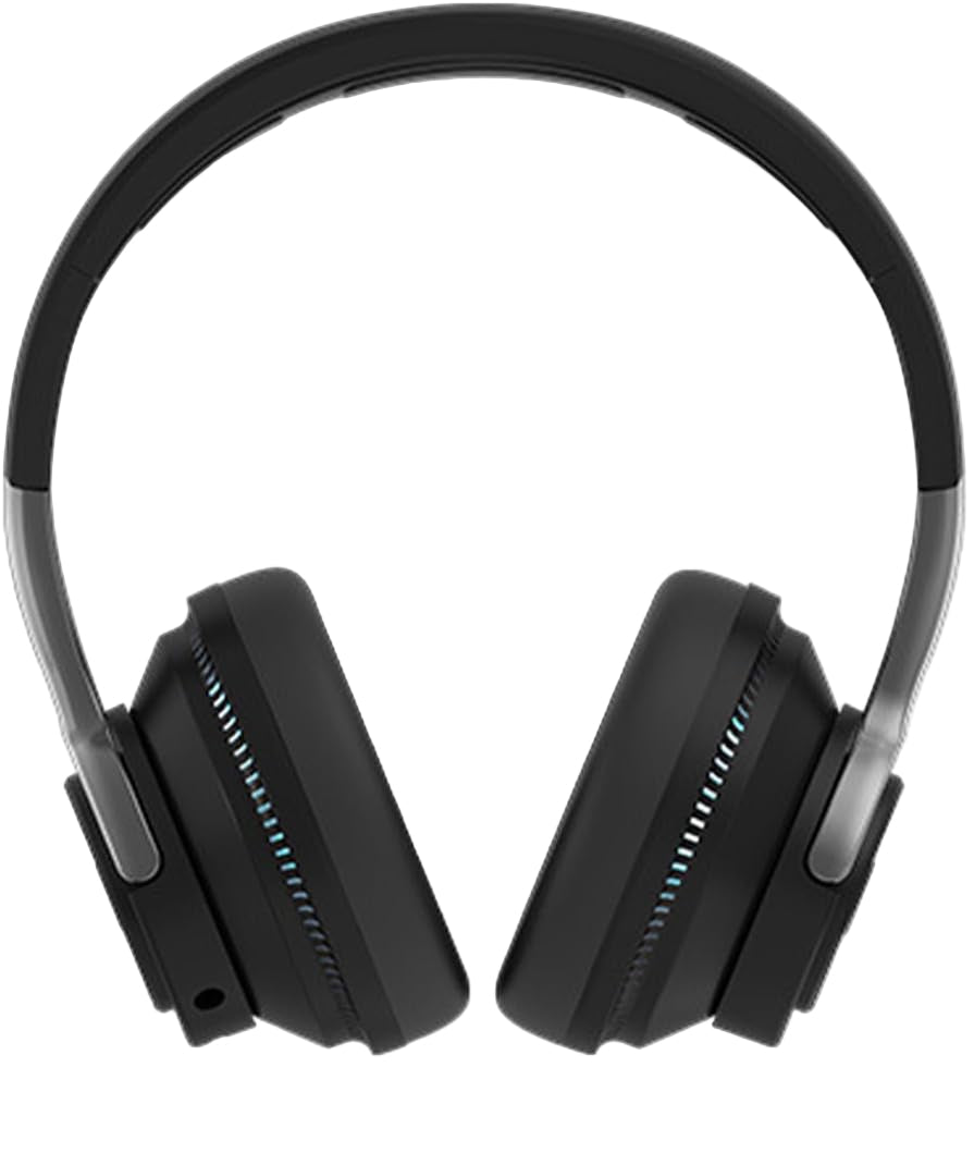 Compact Bluetooth Gaming Headset with Color Lights