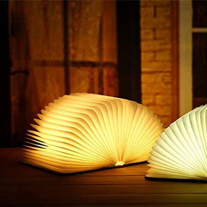 Compact Book Style LED Desk Lamp Dimmable Light