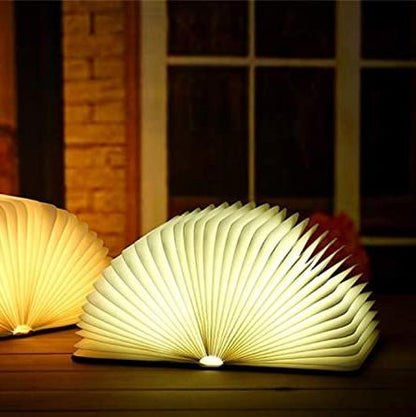 Compact Book Style LED Desk Lamp Dimmable Light