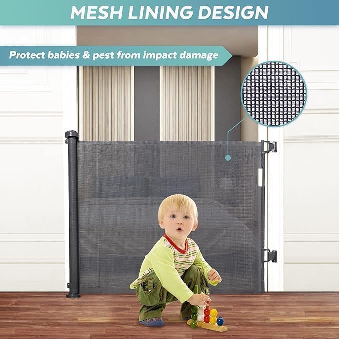 Easy Install Baby Gate with Automatic Lock System