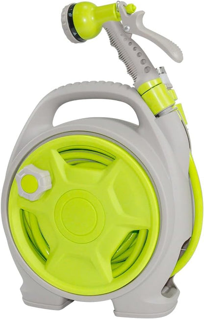 Space Saving Garden Hose Reel with 15m Long Pipe - Pexav