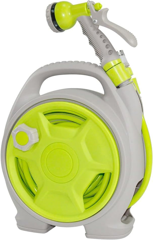 Space Saving Garden Hose Reel with 15m Long Pipe - Pexav