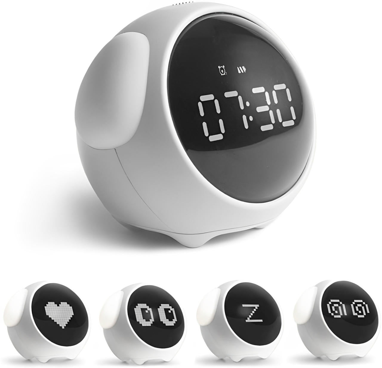Smart Wake Up Clock With LED Light & Voice Assist - Pexav