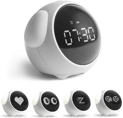 Smart Wake Up Clock With LED Light & Voice Assist - Pexav