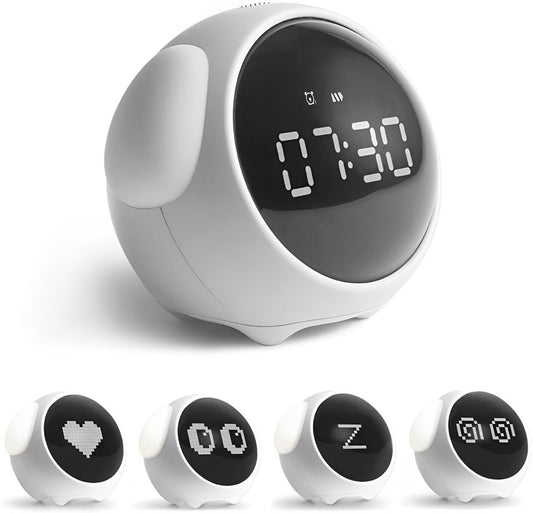 Smart Wake Up Clock With LED Light & Voice Assist - Pexav