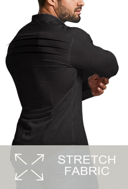 Men's Slim Fit Stretch Dress Shirt