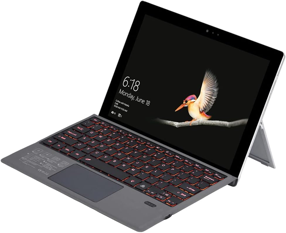 Slim Rechargeable Bluetooth Keyboard for Surface Pro