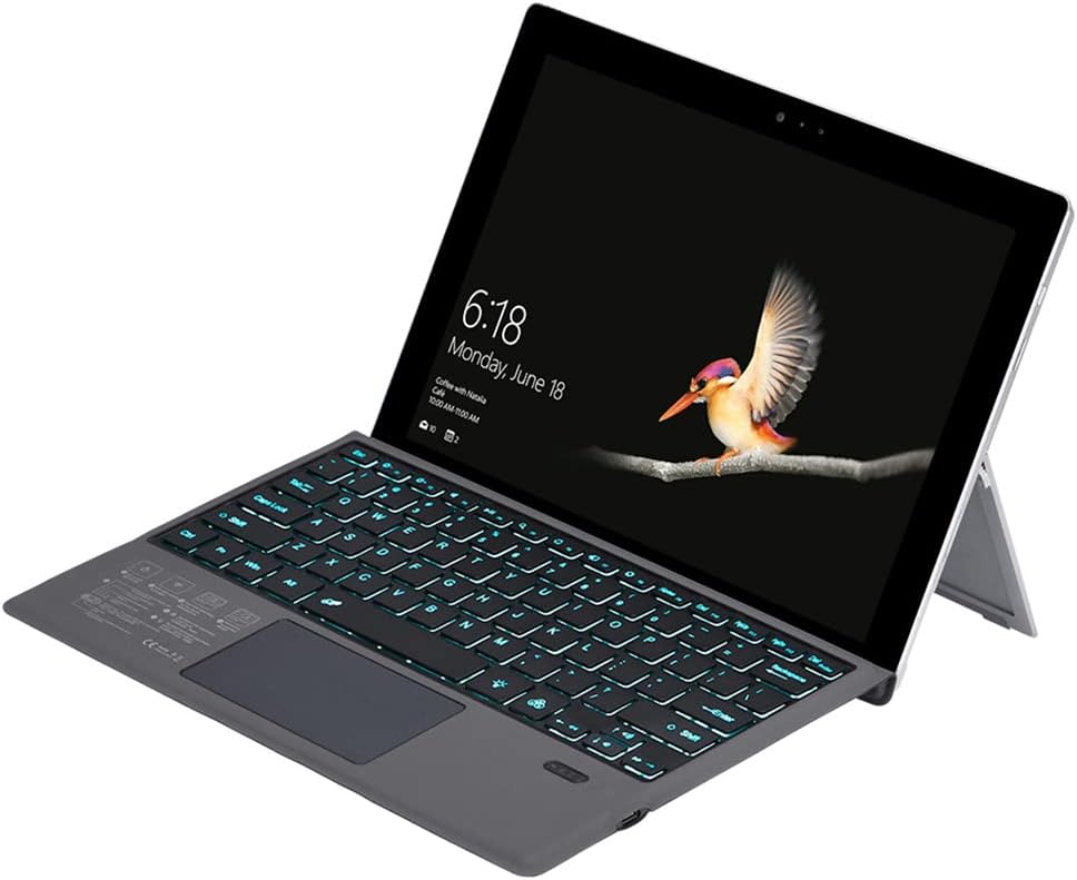 Slim Rechargeable Bluetooth Keyboard for Surface Pro