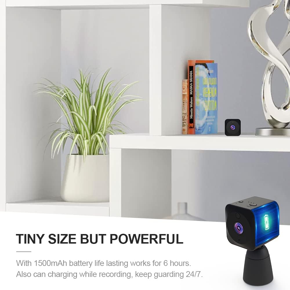 Small 4K WiFi Home Camera with Night Vision
