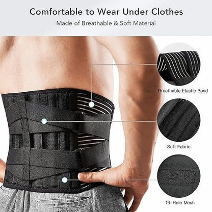 Supportive lumbar back support