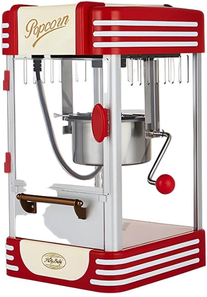Classic Yellow Compact Popcorn Machine with Timer