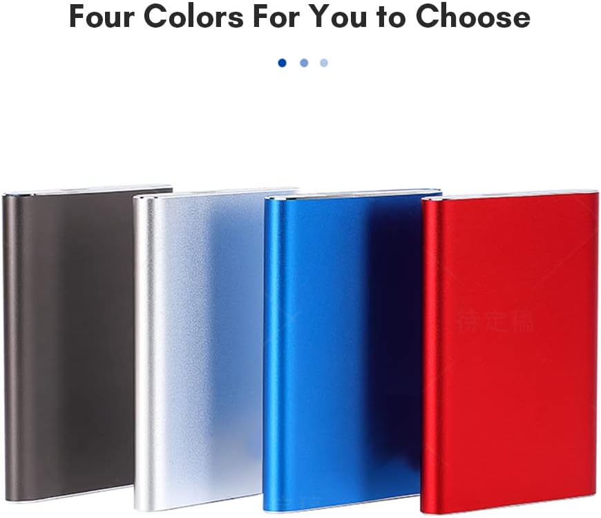 Compact 1TB USB 3.0 External Hard Drive with Fast Data Transfer