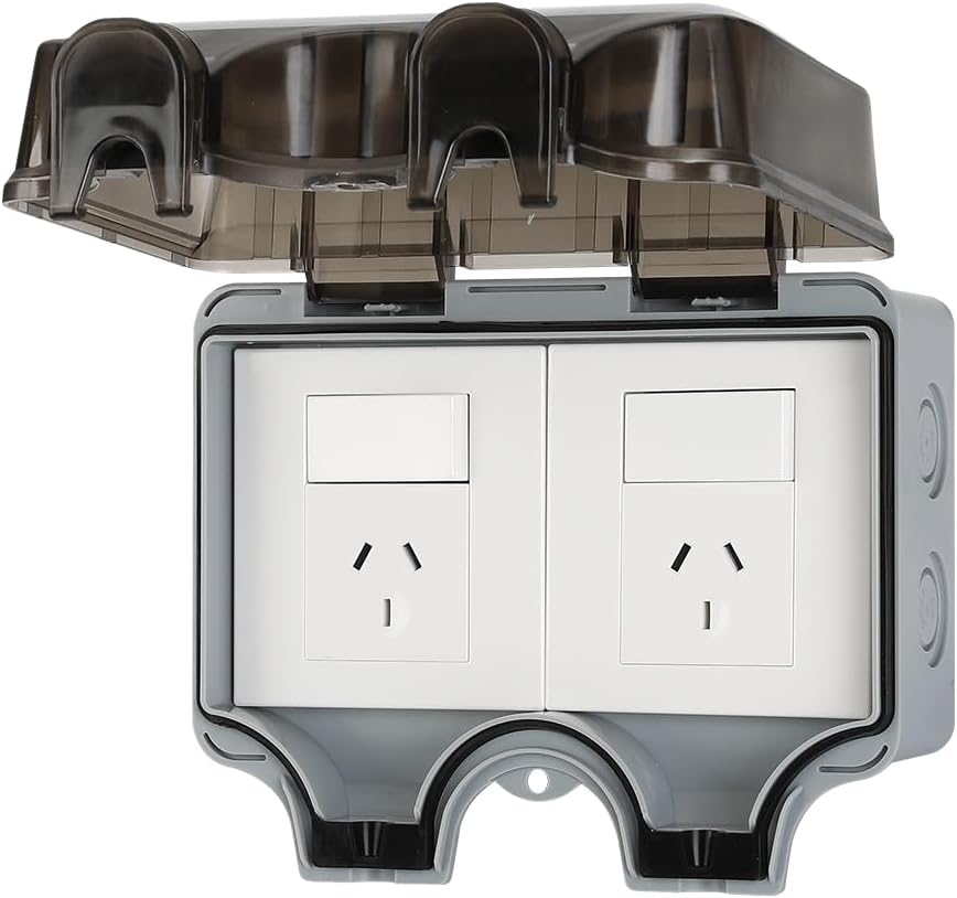 Weatherproof Locking Outdoor Wall Outlet