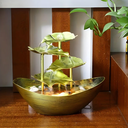 Classic Garden Indoor Water Fountain with LED Lighting