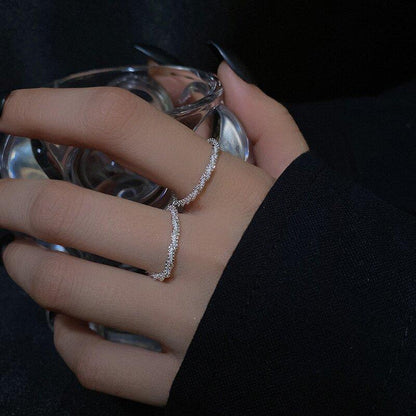 Shining Crystal Bridal Ring