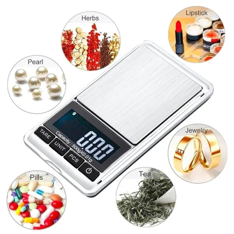 Compact Coffee Jewelry Box Scale - Pexav